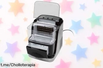 Impulsa tus fiestas con esta máquina de cubitos de hielo 2,5 L y 220 W a precio rebajado. Asegura diversión refrescante antes de que se agote este ofertón irresistible.