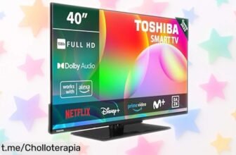Increíble Smart TV Toshiba 40LV3563DG de 40” Full HD con HDR y sonido Dolby a un precio rebajado que no vas a creer, tus pelis y series te lo agradecerán hoy mismo.