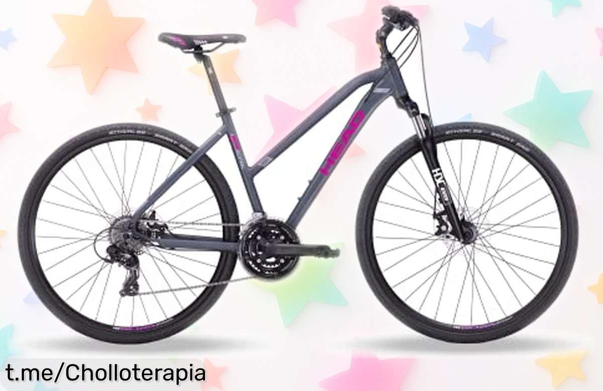 Increíble bicicleta de cross HEAD I Peak 1.0, cambio de 24 velocidades y frenos de disco a precio rebajado: solo quedan pocas unidades, ¡siente la emoción de pedalear ya!