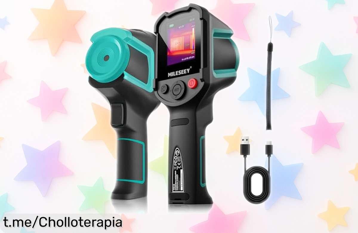 Increíble cámara térmica MiLESEEY TR10 con súper resolución 192×192 y alarma precisa, ahora a un precio rebajado que no querrás dejar escapar. ¡No te quedes sin la tuya!