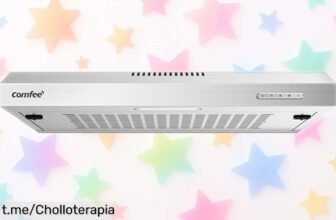 Increíble campana extractora COMFEE SLIF17SS60, succión brutal y luz LED, a precio rebajado. ¡Renueva tu cocina ahora mismo con este super chollo que no puedes dejar escapar!
