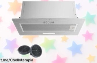 Increíble campana extractora empotrable Comfee, con succión potente y diseño moderno a precio rebajado; ¡da un toque gourmet a tu cocina antes de que se agote!