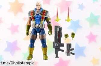 Increíble figura coleccionable Marvel'S Cable de X Men '97 con 6 accesorios a un precio rebajado que no podrás dejar pasar ¡Haz crecer tu colección y disfruta cada momento!