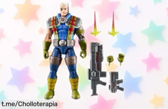 Increíble figura coleccionable Marvel'S Cable de X Men '97 con 6 accesorios a un precio rebajado que no podrás dejar pasar ¡Haz crecer tu colección y disfruta cada momento!