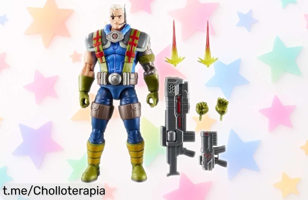 Increíble figura coleccionable Marvel’S Cable de X Men ’97 con 6 accesorios a un precio rebajado que no podrás dejar pasar ¡Haz crecer tu colección y disfruta cada momento!
