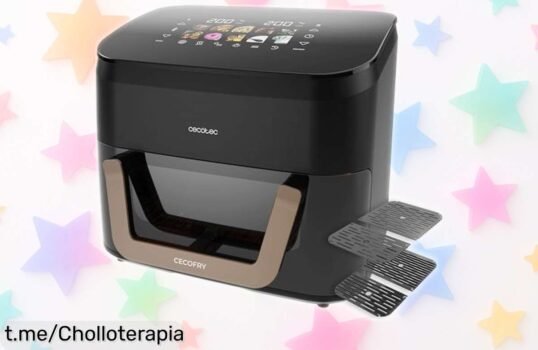 Increíble freidora de aire Cecotec 11L con triple grill y ahumador a precio rebajado, ¡aprovecha este super chollo y transforma tus comidas en delicias irresistibles!