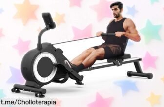 Increíble máquina de remo plegable con 16 niveles de resistencia y monitor LCD ¡Súper silencio, el mejor precio rebajado! Aprovecha esta oferta limitada y siente la fuerza en casa.