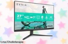 Increíble monitor gaming Full HD de 27” a un precio rebajado, ¡esta oferta vuela! Perfecto para gamers que buscan velocidad y sonido integrado. No lo dejes escapar, hazlo tuyo ya mismo.