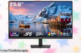 Increíble monitor gaming KTC con 144Hz y colores ultra vivos, ¡aprovecha este ofertón rebajado solo por tiempo limitado y dale un upgrade a tu diversión!