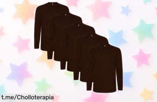 Increíble pack de 5 camisetas Roly Extreme: calidad y estilo a un precio rebajado solo por tiempo limitado, ¡no dejes pasar esta oportunidad para brillar cada día!