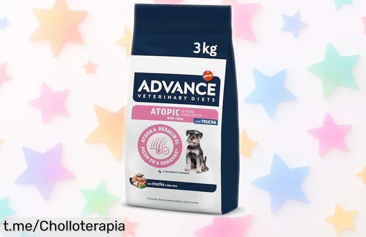 Increíble pienso Advance Veterinary Diets Atopic Mini para perros con dermatitis: oferta rebajada, cuida su piel al instante y dile adiós a las alergias. ¡No te lo pierdas!