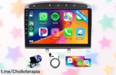 Increíble radio Hodozzy de 9 pulgadas para Peugeot 308 y 408, ¡con CarPlay y Android Auto inalámbricos! No te quedes sin la tuya, volarán a velocidad de rayo.