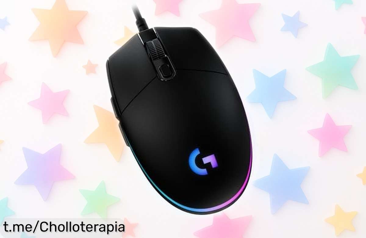 Increíble ratón gaming Logitech G G203, ahora a un precio rebajado y ligero como una pluma; personaliza tu juego y siente la adrenalina en cada click, ¡consíguelo antes que se agote!
