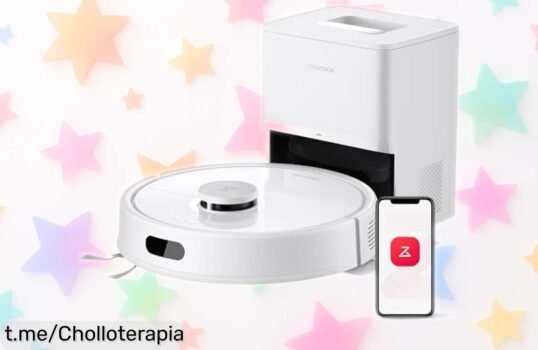 Increíble robot aspirador y fregador Roborock: limpieza potente de 8000 Pa y autovaciado por 7 semanas, ¡no te pierdas este super chollo que dejará tu hogar brillante!