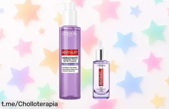 Increíble sérum y limpiador L'Oréal Revitalift con ácido hialurónico, ¡aprécialo ahora a un precio rebajado que hará brillar tu piel y la felicidad de tu rostro por mucho tiempo!