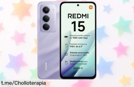 Increíble smartphone Xiaomi Redmi 15 con batería monstruosa y pantalla gigante a precio rebajado, ¡hazlo tuyo y disfruta sin límites antes de que se agote!