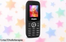 Increíble teléfono móvil doble SIM Energizer E132G negro con batería eterna a precio rebajado - ¡no dejes escapar este super chollo y siente la libertad de tener siempre señal!