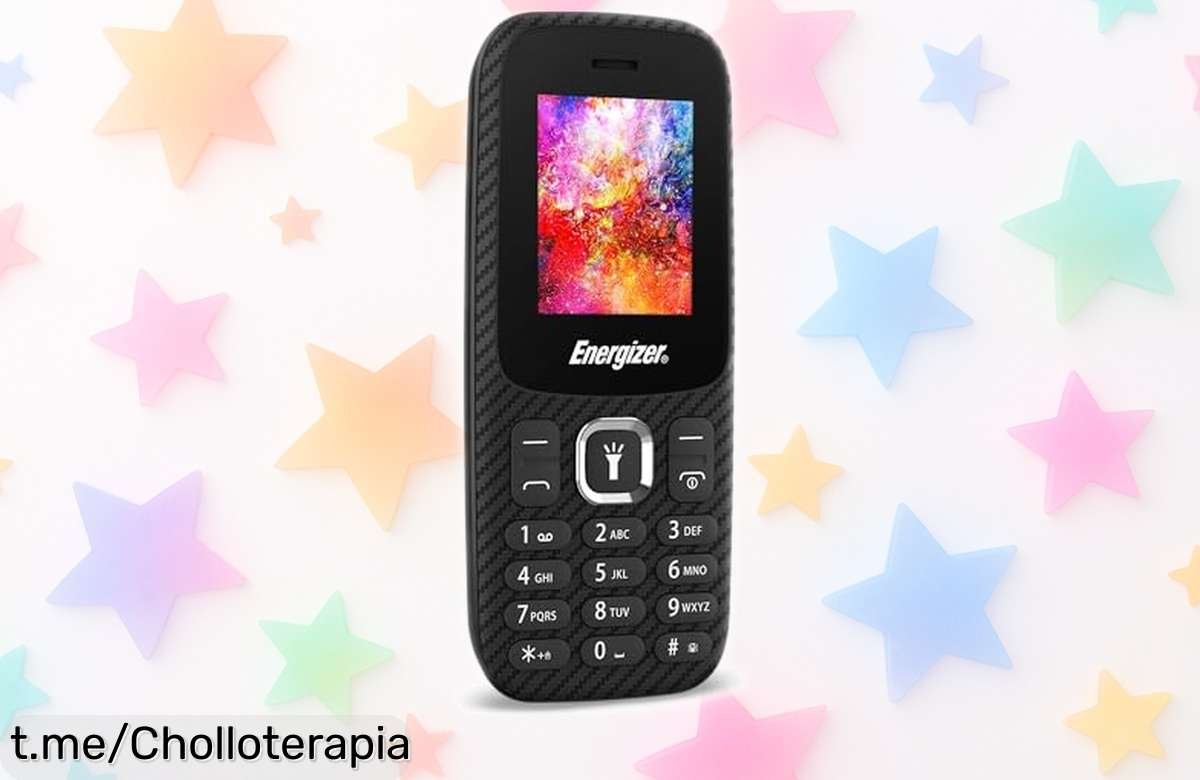 Increíble teléfono móvil doble SIM Energizer E132G negro con batería eterna a precio rebajado – ¡no dejes escapar este super chollo y siente la libertad de tener siempre señal!