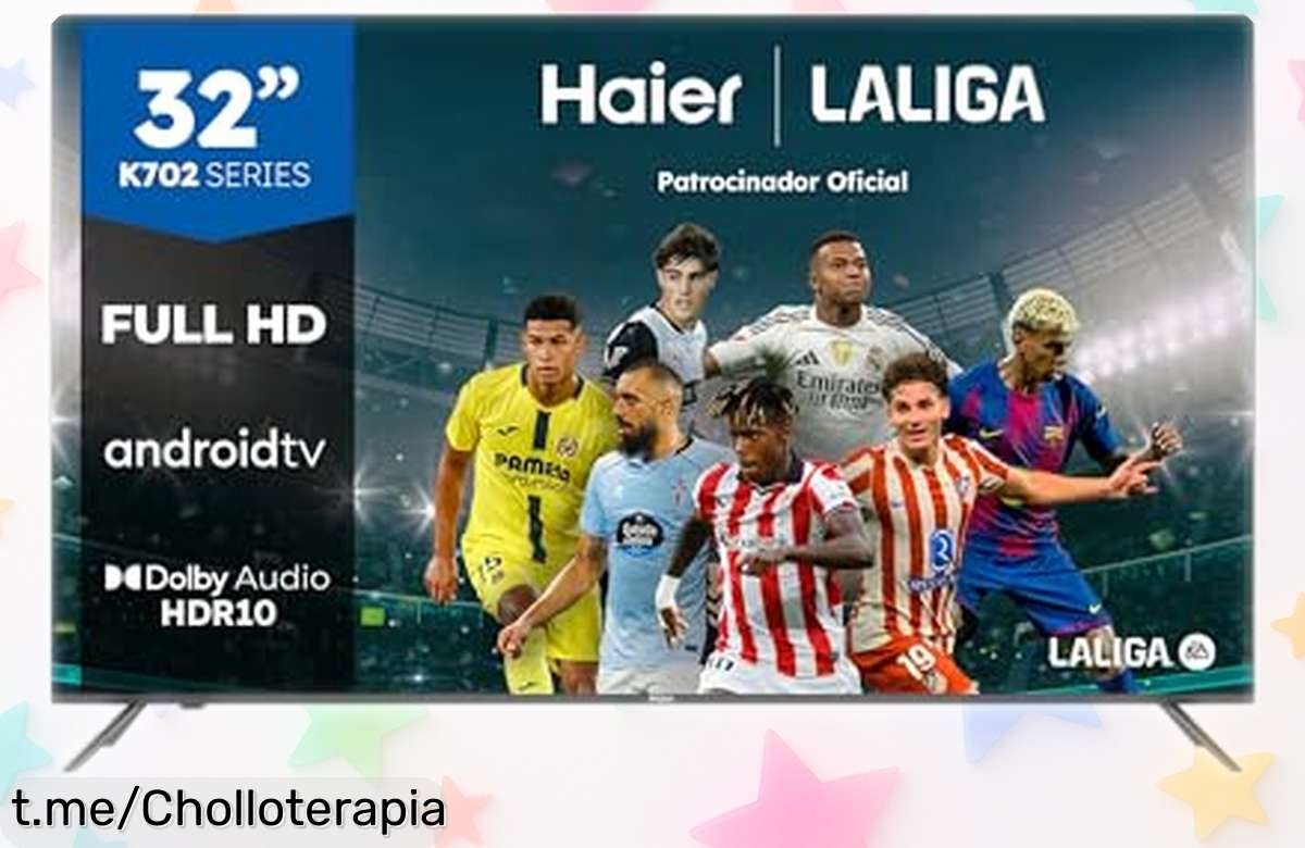 Increíble televisor Full HD Haier de 32” con Android 11 y HDR a precio rebajado; revive tus pelis y juegos como nunca, ¡aprovecha este ofertón antes que se agote!