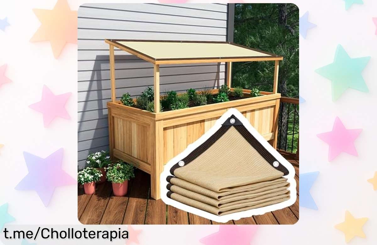 Increíble toldo rectangular bloqueador UV que mantendrá tu jardín fresco, ahora a un precio rebajado impresionante. ¡No dejes pasar esta oportunidad y disfruta del verano ya!