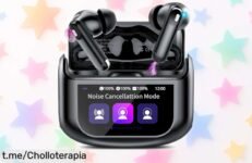 Increíbles auriculares inalámbricos Bluetooth con cancelación de ruido ANC, ¡rebajados por tiempo limitado para que disfrutes tu música sin distracciones ya!