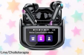 Increíbles auriculares inalámbricos Bluetooth con cancelación de ruido ANC, ¡rebajados por tiempo limitado para que disfrutes tu música sin distracciones ya!
