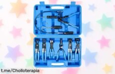 Juego de 9 alicates abrazaderas ATPEAM para coche a precio super rebajado, ¡haz tus reparaciones fáciles y rápidas como un juego de niños! ¡No te lo pierdas!