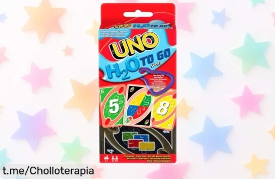 Juego de cartas UNO H20 To Go de Mattel ahora a precio loco: resistencia al agua para jugar sin límites en playa o nieve, ¡diviértete siempre y donde quieras!