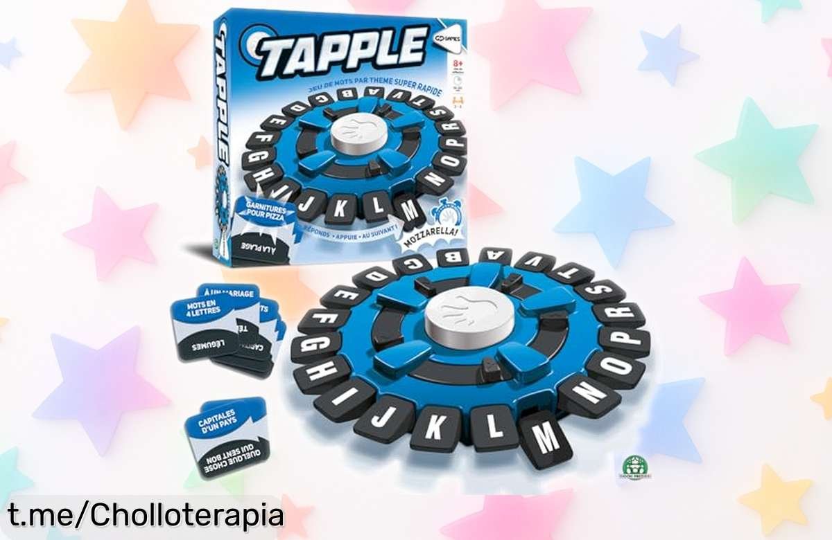 Juego de palabras electrónica Tapple TAP01, diversión rápida y creatividad en familia a un precio rebajado que vuela; ¡date prisa antes de que se agote esta oferta imperdible!