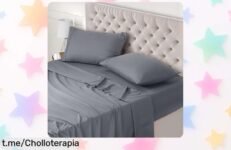 Juego de sábanas 4 piezas Utopia Bedding a un precio rebajado que no puedes dejar pasar; renueva tu cama y disfruta de cada noche con el descanso que mereces ¡No esperes más!