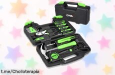 Kit de herramientas portátil DNA MOTORING 39 piezas en rojo a precio rebajado: ¡super chollo! Lleva la alegría del logro contigo, no esperes más y hazlo tuyo ya.