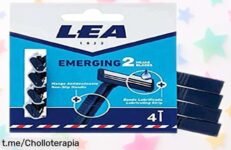 Kit para baños Lea de 150 gr con cuchillas que cuidan tu piel a un precio rebajado increíble, ¡aprovéchalo ya y disfruta de resultados visibles al instante!