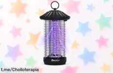 Lámpara antimosquitos silenciosa y potente con 3800V UV, ahora a un precio rebajado que no puedes dejar escapar. Disfruta momentos sin molestias en espacios de hasta 200m² ¡Actúa ya!