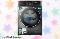 Lavadora Cecotec Bolero Dresscode de 8kg: ¡Ofertón increíble con motor silencioso y 16 programas para que lavar sea pan comido, no lo dejes escapar y date un respiro!