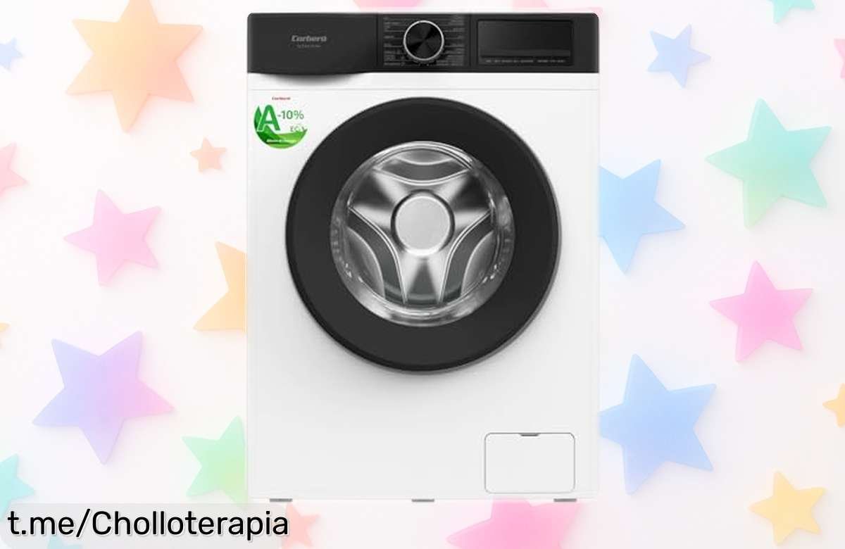 Lavadora Corberó CLT90514VIN con motor inverter y 16 programas a precio rebajado, ¡no dejes pasar este super chollo para disfrutar de ropa limpia sin complicaciones!
