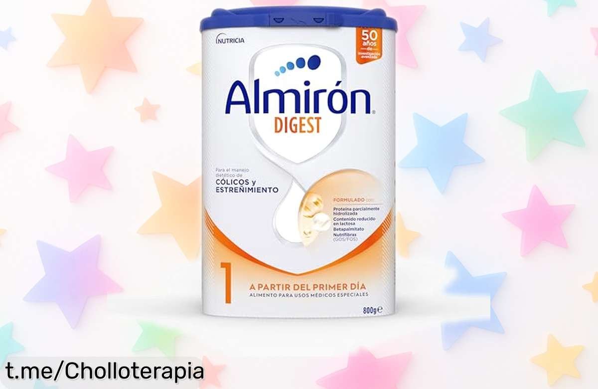 Leche en polvo para bebé Almirón Digest 1; calma los cólicos y el estreñimiento a un precio rebajado que no puedes dejar escapar, ¡haz feliz a tu pequeño desde ya!