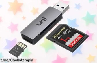Lector de tarjetas SD y microSD 2 en 1 con USB 3.0, un super chollo gracias al descuento brutal que no vas a querer perderte; ¡aprovecha antes de que se agote!