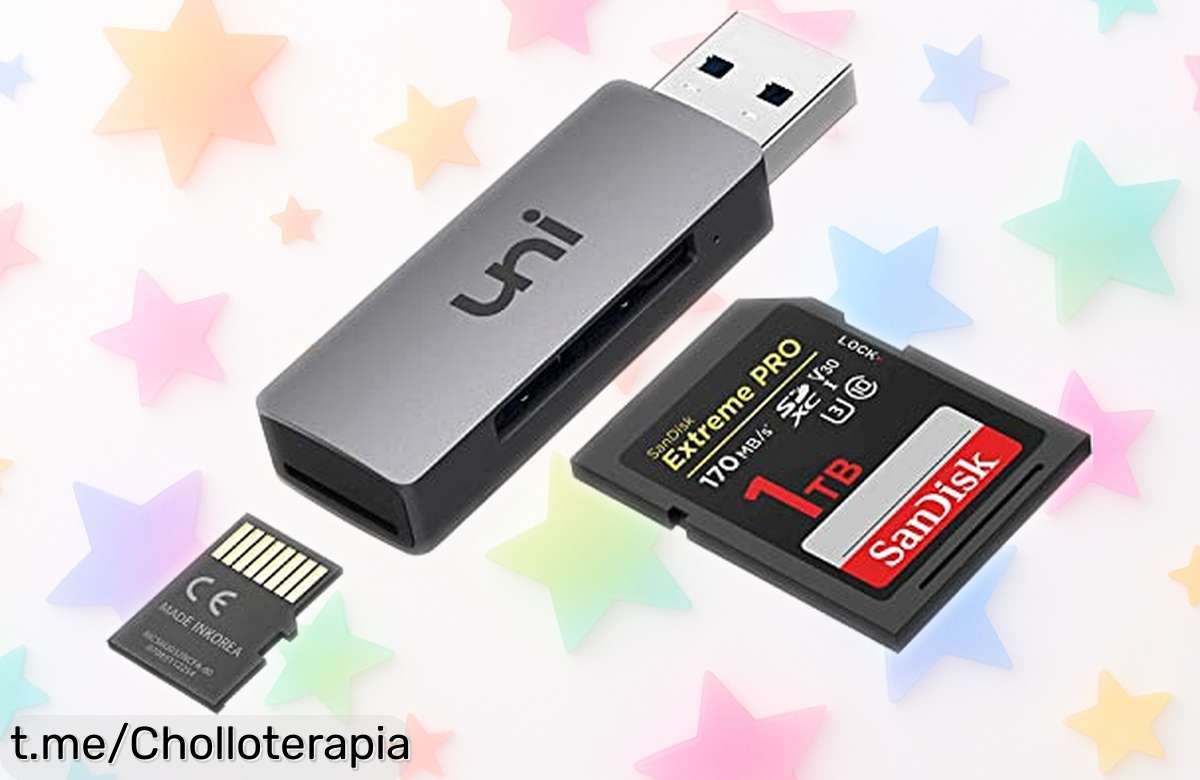 Lector de tarjetas SD y microSD 2 en 1 con USB 3.0, un super chollo gracias al descuento brutal que no vas a querer perderte; ¡aprovecha antes de que se agote!