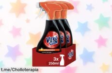Limpiador de vitrocerámica Vitroclen en pistola, pack de 3x250 ml. ¡Aprovecha este super chollo y haz brillar tu cocina como nunca antes! ¡Oferta que vuela, no te lo pierdas!