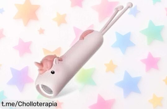 Linterna recargable ZKLiLi con luz LED ajustable y divertidos unicornios a un precio rebajado que no encontrarás en ningún lado ¡Aventuras iluminadas te esperan, hazla tuya ya!