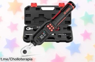 Llave dinamométrica VANPO 30NM a precio rebajado, una precisión increíble para tus proyectos. ¡Super chollo por tiempo limitado que te hará sentir un profesional!