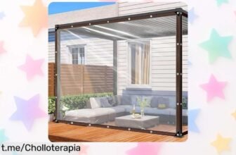Lona transparente impermeable de 1x4 m, súper resistente a cualquier clima y polvo con descuento brutal, ¡no te quedes sin la tuya y cuida tu jardín ya!