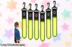 Luz LED escolar reflectante con 3 modos: ¡descuentazo para proteger a los peques en la oscuridad! No dejes pasar este super chollo que se agota rápido.