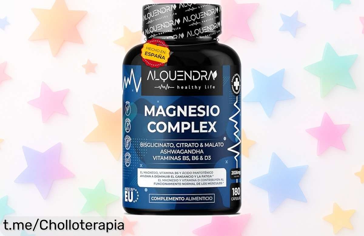 Magnesio triple acción con vitaminas B y D3 para energía sin límites: ¡descuento brutal que te dará el empujón diario que tanto necesitas!