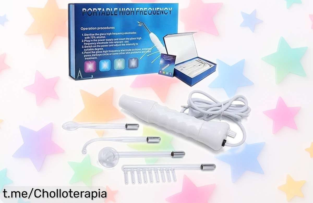 Máquina de alta frecuencia Yofuly para un cuidado facial excepcional, ¡ahora a precio rebajado! No te quedes sin el tuyo y resplandece como nunca.