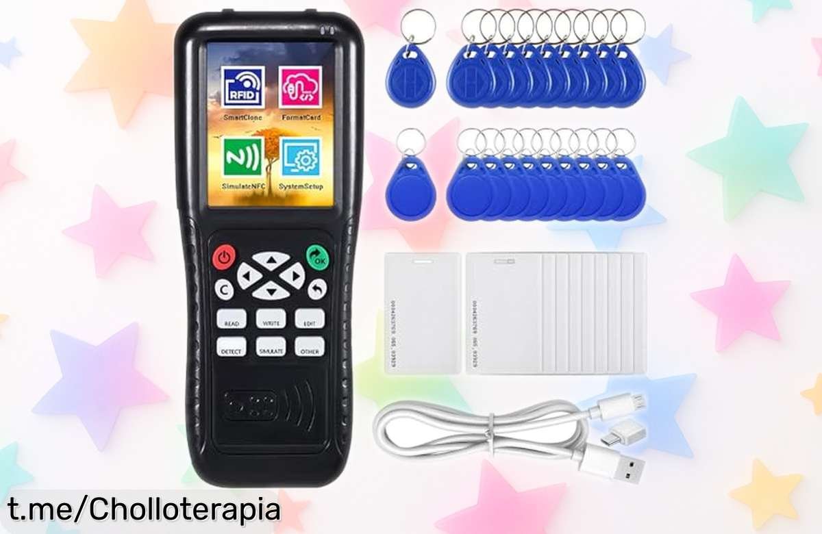 Máquina duplicadora RFID Quisiete con tecnología avanzada: chollo imperdible para copiar tarjetas inteligentes y elevar tu seguridad. ¡Aprovecha este precio rebajado ya!