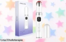 Masajeador de ojos eléctrico Anlan con terapia LED, ahora a precio rebajado: ¡super chollo que rejuvenece tu mirada y te hará sentir increíble! No lo dejes escapar, aprovecha ya esta oferta limitada.