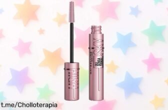 Máscara de pestañas Maybelline Lash Sensational Sky High, ¡ofertón por tiempo limitado para que tus ojos brillen con volumen y longitud extrema!