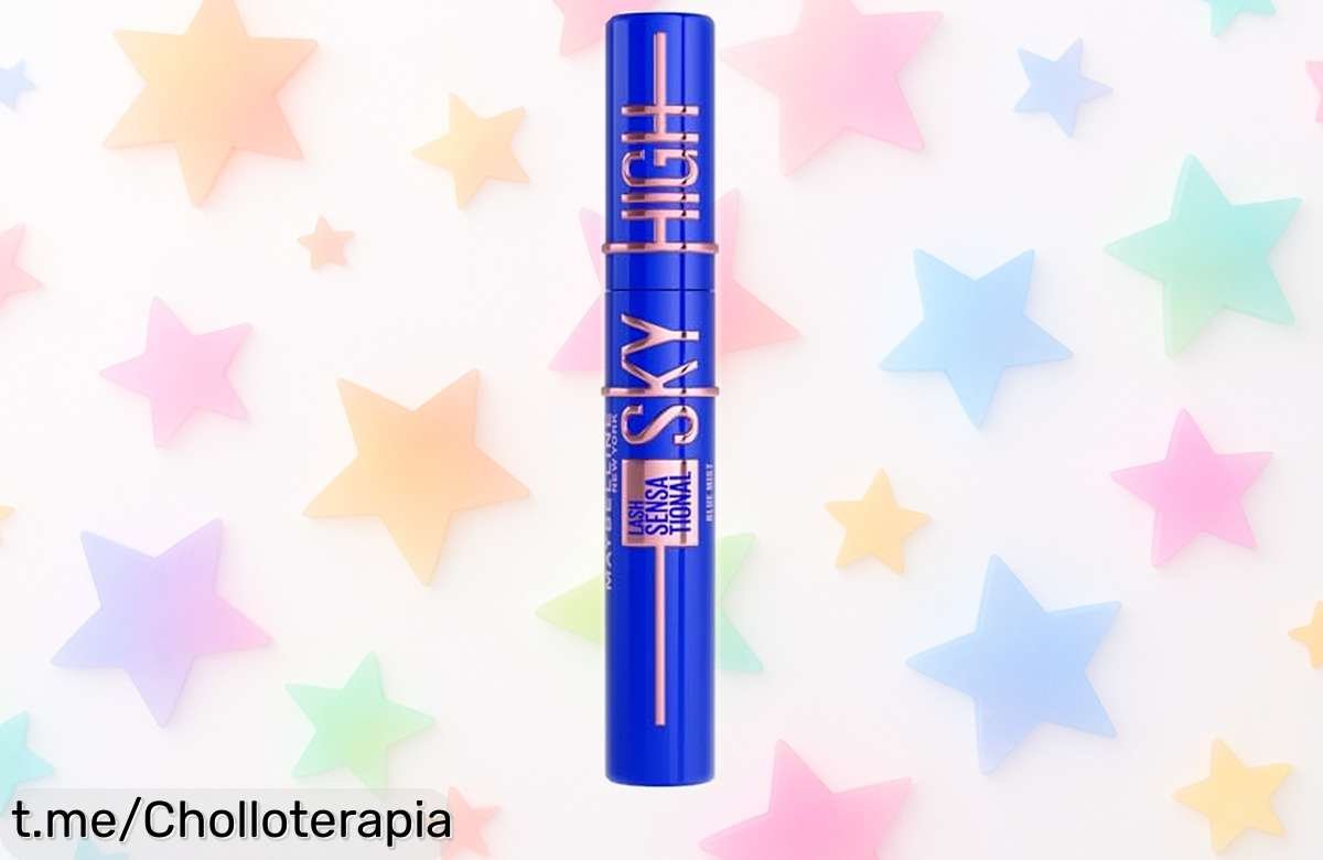 Máscara de pestañas Maybelline New York Lash Sensational Sky High a precio rebajado; potencia tu mirada y deslumbra en segundos, ¡las unidades vuelan!
