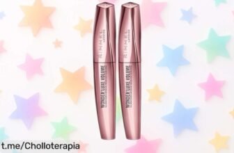 Máscara de pestañas Rimmel London Wonder'Luxe 001 Black en pack de 2 a precio rebajado, ¡pestañas voluminosas y nutridas que roban miradas! No te quedes sin la tuya.